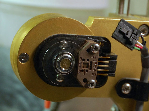Omni-E Faceting Machine Head - Digital Encoder Cover Removed Omni-E Faceting Machine Head - Digital Encoder Cover Removed