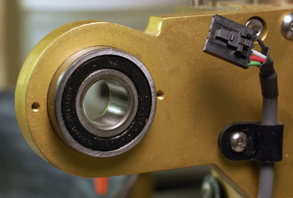 Omni-E Faceting Machine - Faceting Head Bearing Exposed Omni-E Faceting Machine - Faceting Head Bearing Exposed