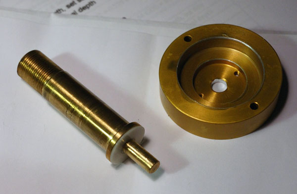 Omni-E Faceting Machine - Faceting Head Shaft and Bearing Cover Omni-E Faceting Machine - Faceting Head Shaft and Bearing Cover