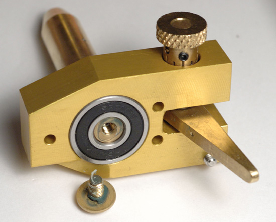 Omni Faceting Machine Quill and Yoke Assembly with Screw Removed
