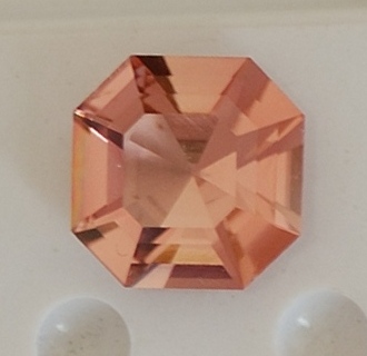 3.39ct Nigerian Pink Tourmaline, 9.4mm square 3.39ct Nigerian Pink Tourmaline, 9.4mm square