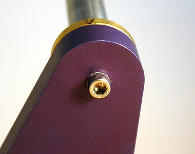Closeup of Mast bolt