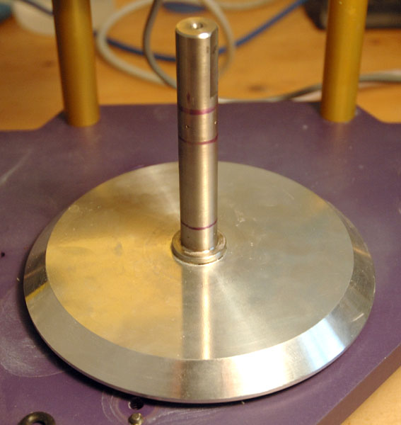 Original Spindle and Platen from my Omni-e Faceting Machine Original Spindle and Platen from my Omni-e Faceting Machine